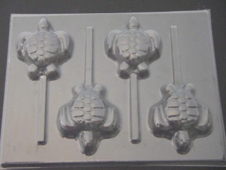 672 Sea Turtle Chocolate or Hard Candy Lollipop Mold